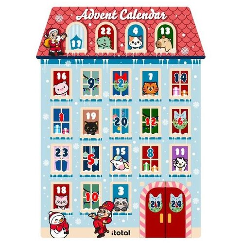 I-Total Adventski kalendar XMAS 24+1 prozorčića XL3167 Slike