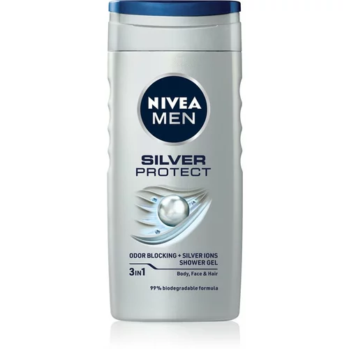 Nivea Men Silver Protect gel za tuširanje za muškarce 250 ml
