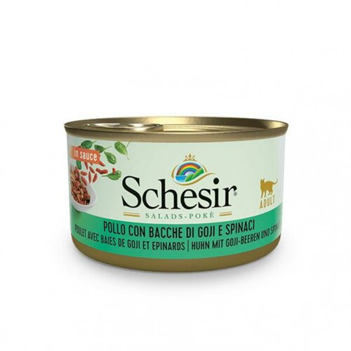 Schesir Salad konzerva za mačke - Pile, godži bobice i spanać 85g Cene