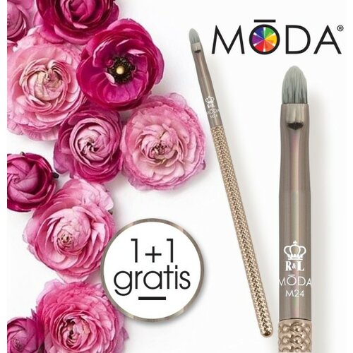 MŌDA® Metallics četkica za usne moda metallics 1+1 gratis Slike