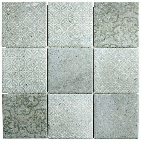 Cello Mozaik ploščice Quadrat Shabby CELLO (29,8 x 29,8 cm, siva, mat) Cene