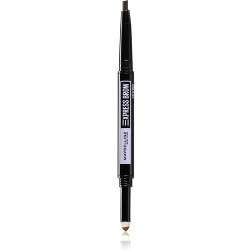 Maybelline Express Brow Satin Duo svinčnik za obrvi 2v1 0,71 g odtenek Dark Blonde Slike