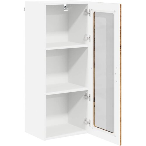  Zidni stakleni ormarić Lucca Staro drvo 40 x 31 x 100 cm Slike