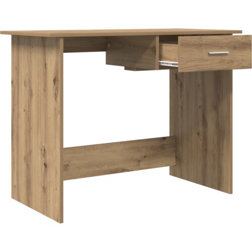 VidaXL Stol hrast artisan 100 x 50 x 76 cm Konstruirano drvo Slike