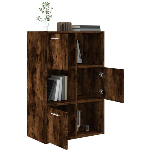  Omara za shranjevanje dimljeni hrast 60x29,5x90 cm, (20705149) Slike