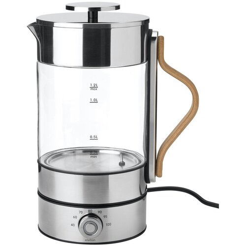Stelton Steklen grelnik vode v srebrni barvi 1,2 l Emma &amp;ndash; Slike