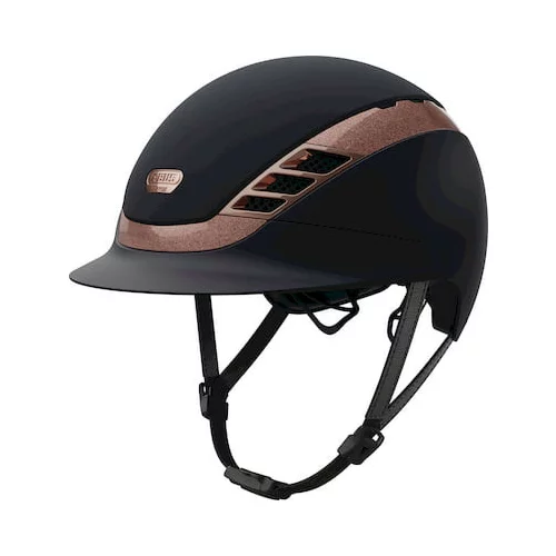 ABUS Pikeur Jahalna čelada AirLuxe SUPREME, midnight blue-rose gold - S