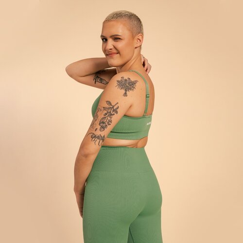 BeastPink sportski grudnjak hyper olivine Slike