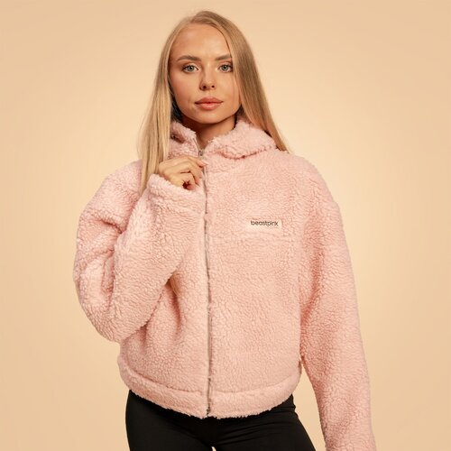 BeastPink ženska jakna Hoodie Bliss Pink Slike