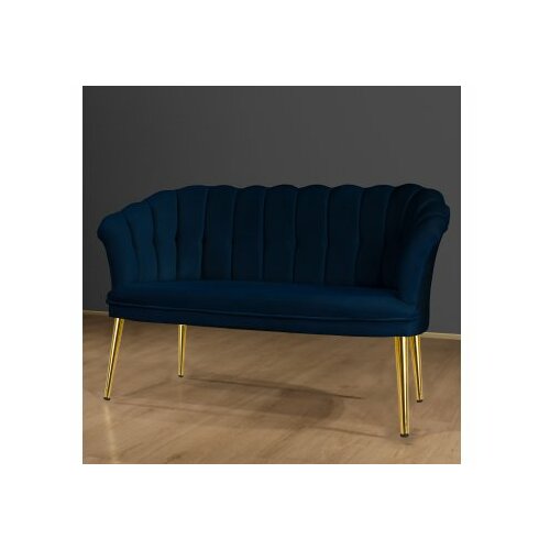 Atelier Del Sofa sofa dvosed daisy gold metal dark blue Cene