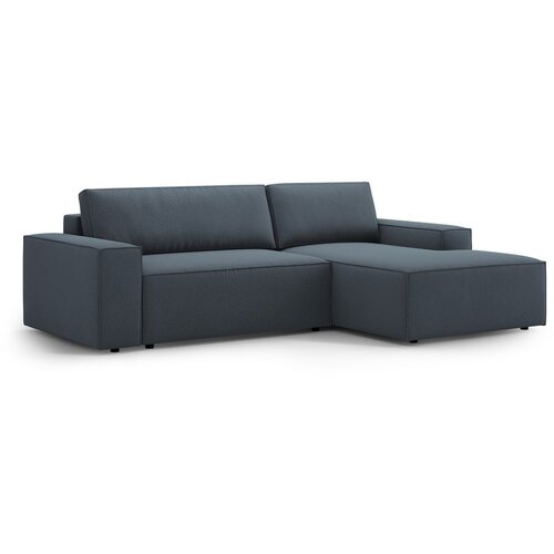 Micadoni Modra raztegljiva kotna sedežna garnitura (desni kot) Jodie &amp;ndash; Home Slike