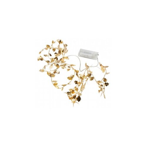 Led lampice zlatne 190cm sa tajmerom Slike