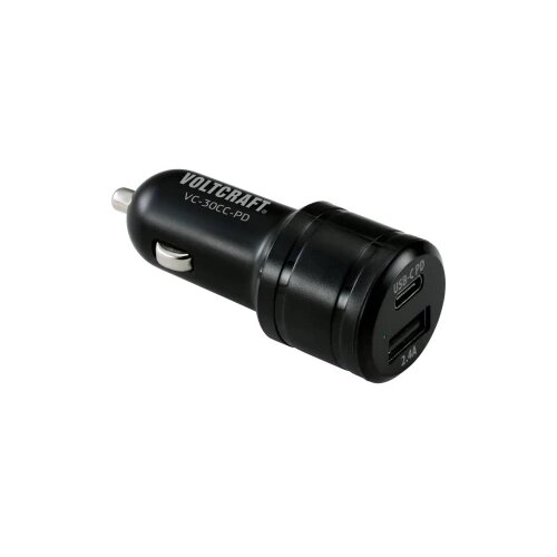 Voltcraft VC-30CC-PD VC-30CC-PD USB punjač osobno vozilo 2 x USB, ženski konektor USB-C™ USB power delivery (USB-PD) Cijene