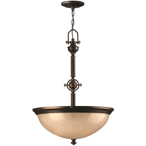 Elstead Lighting Elstead Mayflower Stropna svetilka s 3 lučmi, bronasta, E27, (22098475) Cene