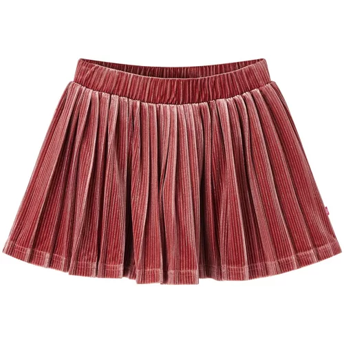  Dječja plisirana suknja srednje ružičasta 116