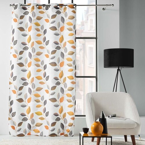 Douceur d int&amp;eacute;rieur Rumena/bela zavesa 140x280 cm Vahine &amp;ndash; Slike