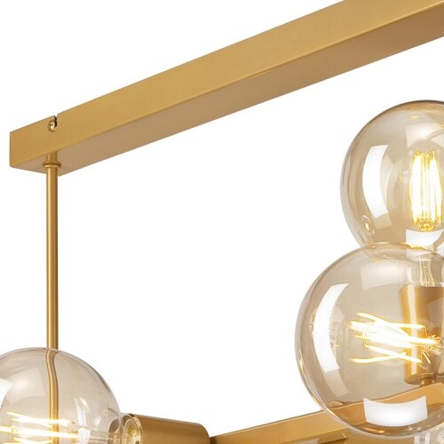 Luster na &amp;scaron;tapu ASTRID 8xE27/60W/230V zlatna Slike