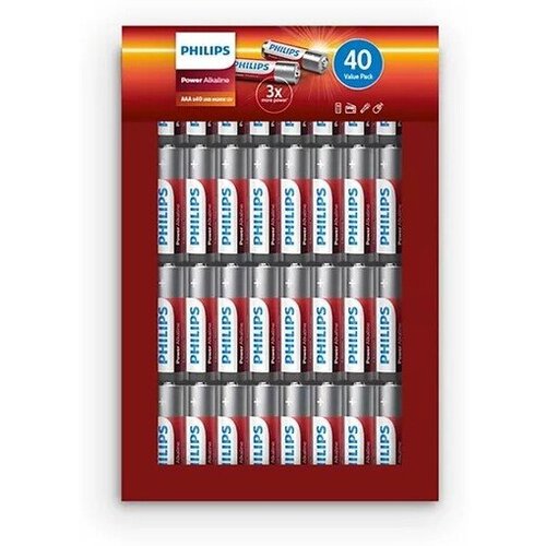 Philips 1x40 Power Alkaline AA Batterie Vorteilspack - baterije Cijene