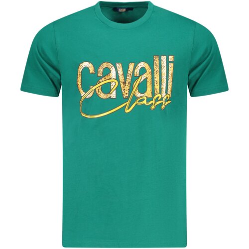 Cavalli Class SHORT SLEEVE T-SHIRT MEN GREEN Cene