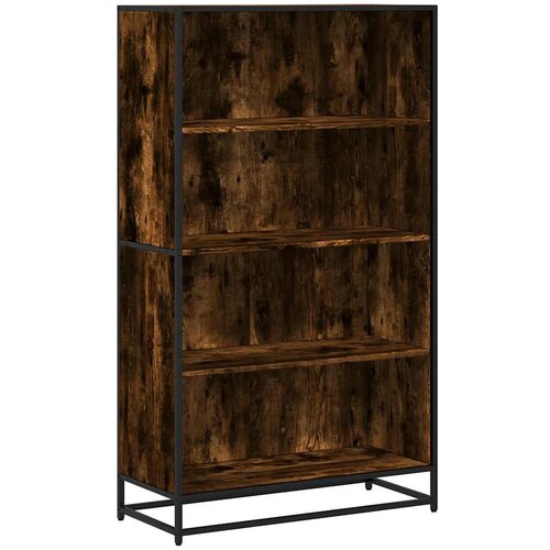 Maison Chic Knjižna omara - Knjižni regal dimljeni hrast 80,5x35x139 cm inženirski les, (21725843) Slike