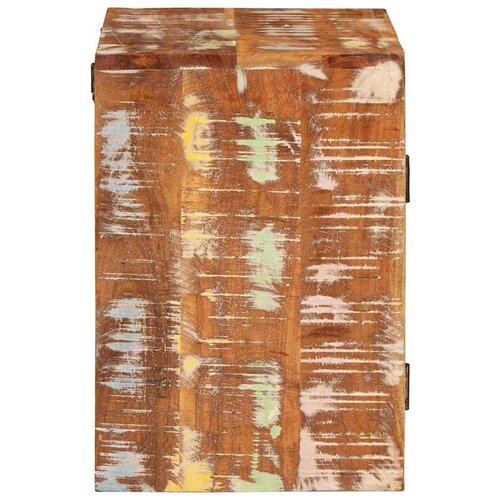 VidaXL Noćni ormarić Smeđa 35 x 33 x 48 cm Reciklirano solidno drvo Slike
