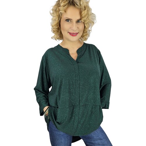 Pri Elegant oversize Brocade tunic shirt with longer back NEVADA Cijene