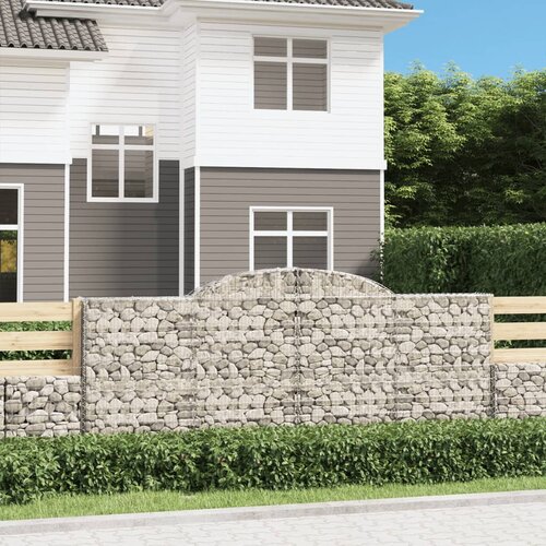  Lučne gabionske košare 15kom 300x30x120/140cm pocinčano željezo Cijene