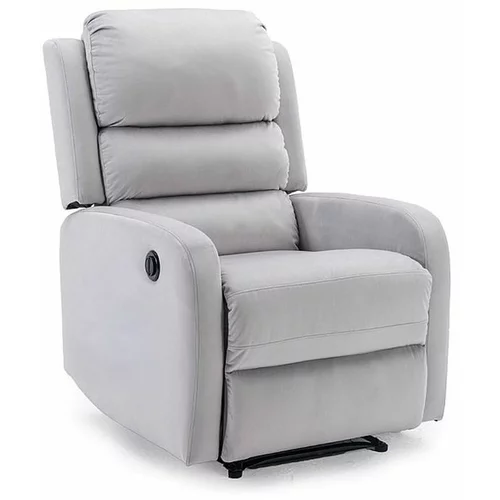 Molarem Home Fotelja PEGAZ - baršun - svijetlo siva