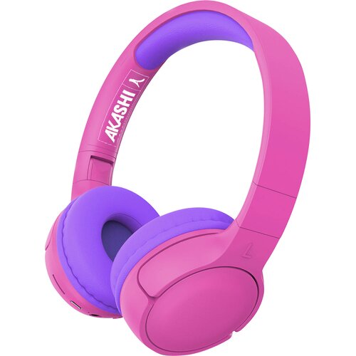 Oem Akashi, zložljive slu&scaron;alke Bluetooth 5.1 za otroke 8 ur delovanja baterije / vijolična, Roza, (5000231603) Cene