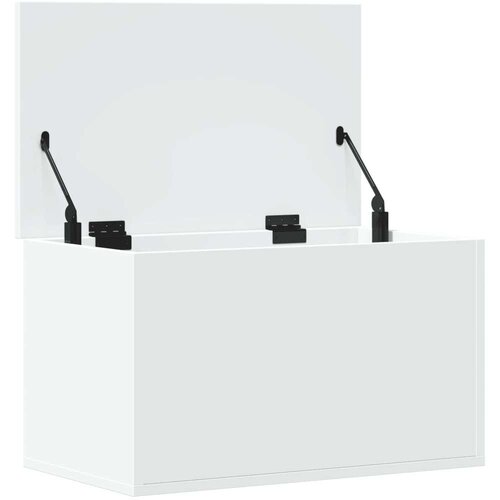  Kutija za pohranu bijela 60 x 35 x 35 cm od konstruiranog drva Slike