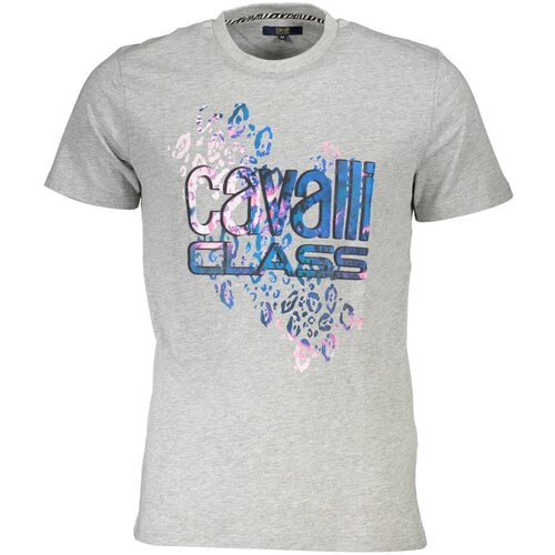 Cavalli Class T-SHIRT SHORT SLEEVE MAN GRAY Cene