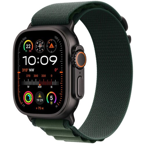 Apple Watch Ultra 2 GPS + Cellular 49mm Black TC, Dark Green Alpine Loop - Small, (MX4Q3CSA) Cijene