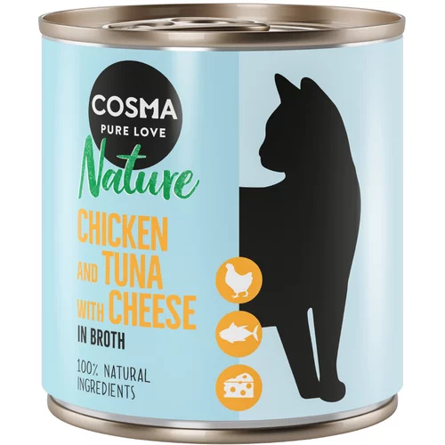 Cosma Ekonomično pakiranje Nature 12 x 280 g - Piletina i tuna sa sirom