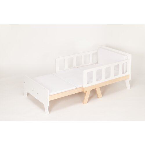 ToddlerInFamily MONTESSORI POSTELJA GROW (VE� BARV)-Natur/Bela Cene