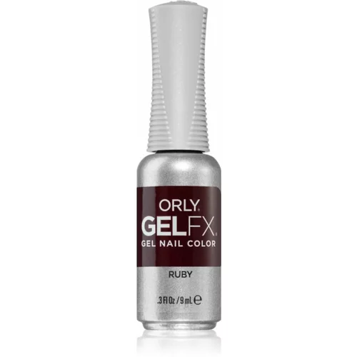 Orly Gelfx Gel gel lak za nokte s korištenjem UV/LED lampe nijansa Ruby 9 ml
