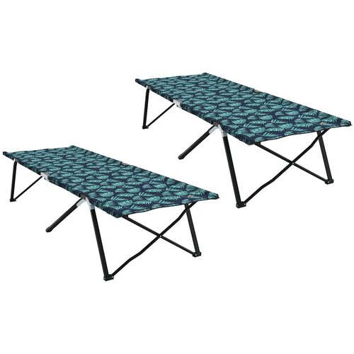  Sklopivi kamperski krevet List 2 pcs &amp;Scaron;uma 206 x 76 x 74 cm Slike