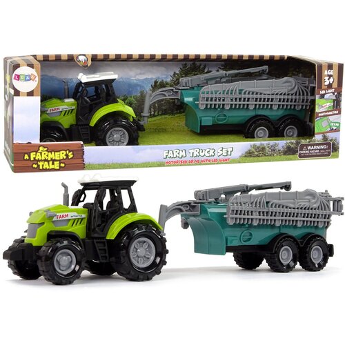 Green Tractor Sprayer Farm Sound Cene
