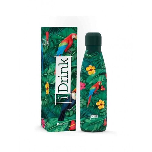 I-Total Boca Metalna 500ml Tropske Ptice Id0072 Slike