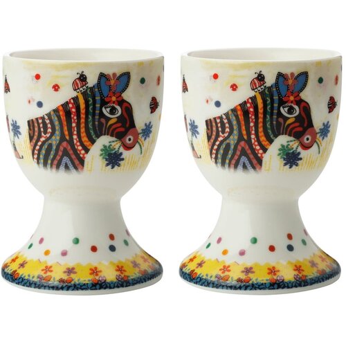 Maxwell williams Set od 2 porculanske &amp;scaron;alice za jaja Stripes Slike