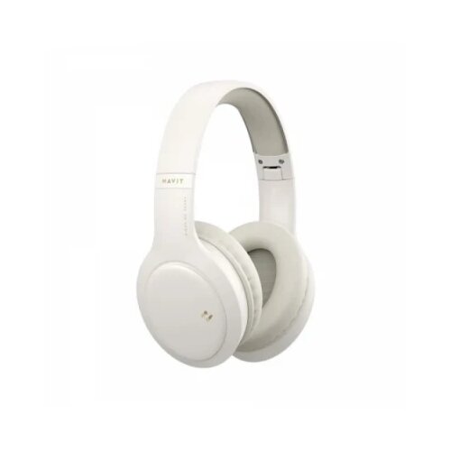 Havit H633BT - wireless on-ear headphones, beige Slike