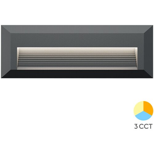 Braytron Zidna svetiljka BRY-VEKTA-B-RCT-D.SIVA-3W-3IN1-IP65 Cene
