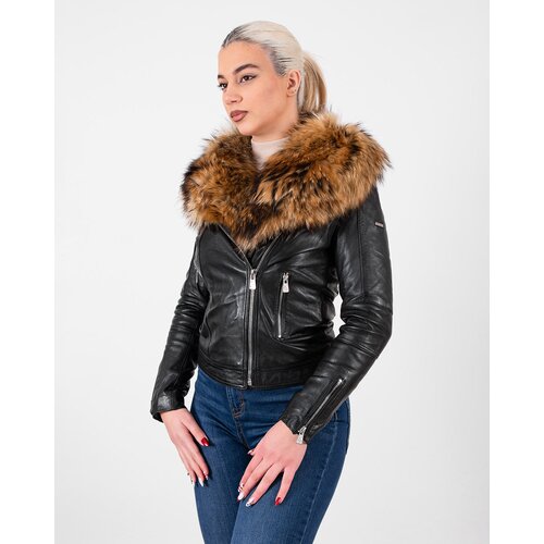 La Force Fashion ženska  invento kožna jakna karmen - crna Cene