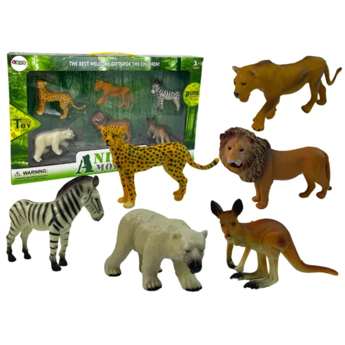  Set figurica afričke divlje životinje 6 kom.