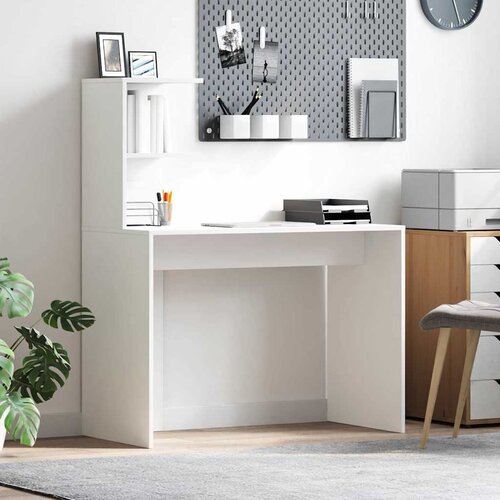  Stol s policom Bijelo 102 x 50 x 124 cm Konstruirano drvo Cene