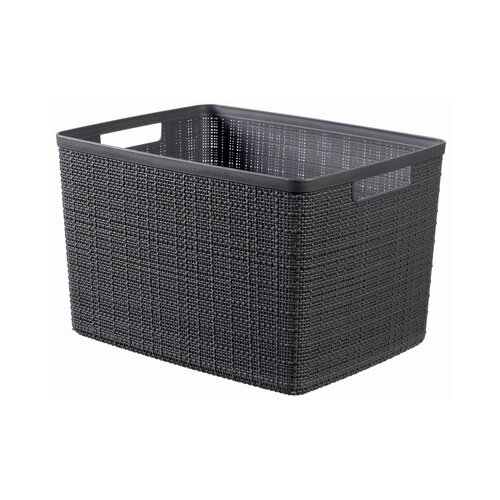 Curver Plastična košara CURVER (20 l, d 36 x š 28 x v 23, antracit) Cene