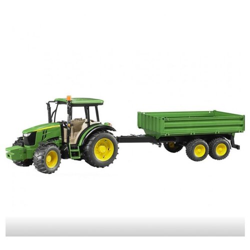 Bruder john deere traktor sa prikolicom zeleni Cene