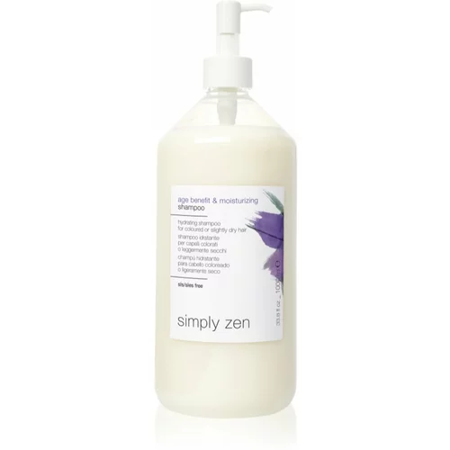 Simply Zen Age Benefit & Moisturizing Shampoo vlažilni šampon za barvane lase 1000 ml