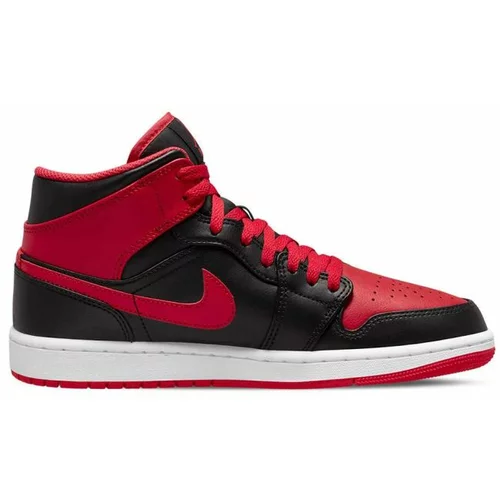 Nike Čevlji Air Jordan 1 Mid DQ8426 060 Black/Fire Red/White