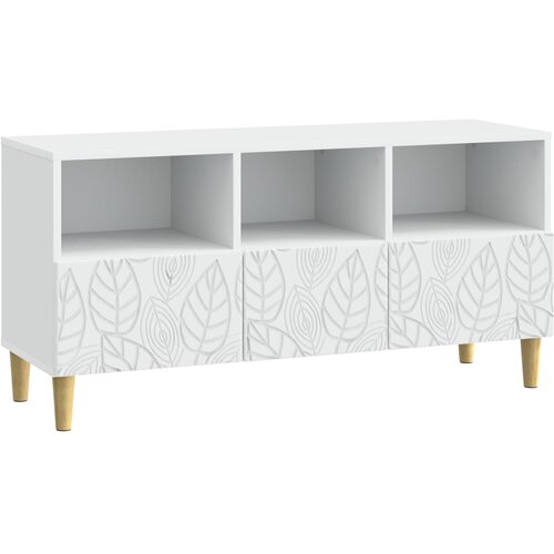 TV ormar 102 x 34,5 x 50 cm Bijela Konstruirano drvo Slike