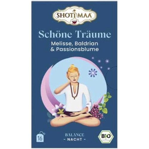 BIO čaj "Sch&ouml;ne Tr&auml;ume" - matičnjak, valerijana i pasiflora - 16 vrećica čaja Cijene